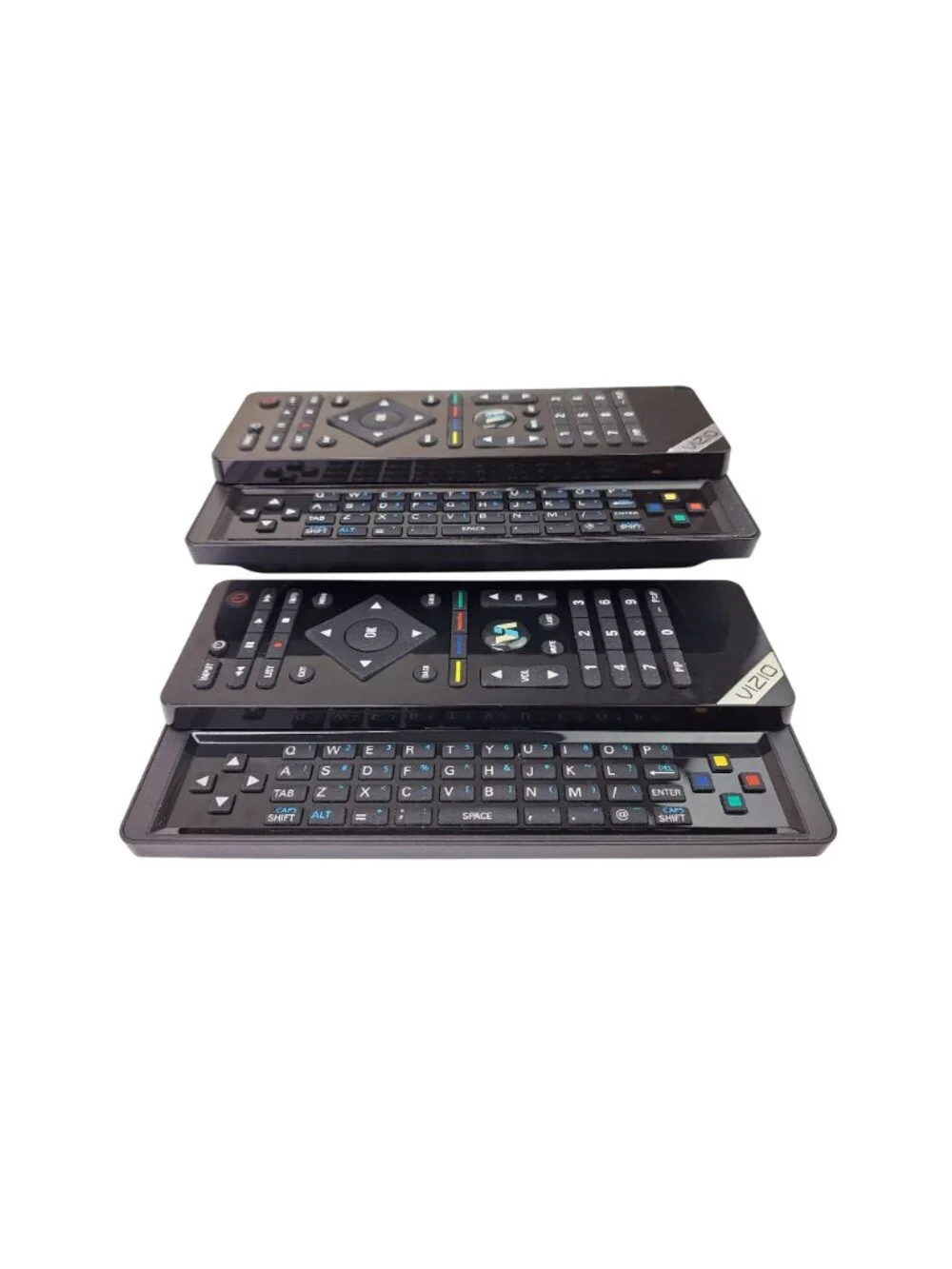 Vizio Remote Control Lot Of 2 VUR10 Slide Out Keyboard & TV Manual M550NV M470NV